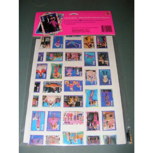 New! 1991 Barbie Trading Cards Collectors Poster